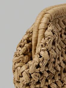 Ontre Fashion Woven Handbag - Brown - View 5