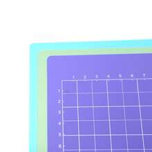 8.5x12 英寸切割垫 - 高精度防滑垫，适用于 Silhouette Cameo、乙烯基切割和工艺品制作，自愈表面可保护工作台 - 网状粘合防滑切割垫，适用于工艺品制作、拼布、缝纫、剪贴簿制作和所有艺术创作，非常适合 DIY 工艺品和纸雕，保护您的工作台面 - 均碼 - 查看 6