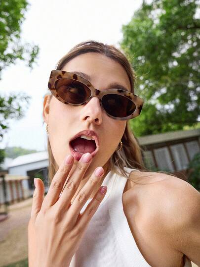 1/2/3副女士波西米亚豹纹复古猫眼时尚眼镜，适合度假、夏季海滩、户外活动和旅行