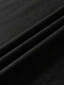 EMERY ROSE 加大码女式夏季V领修身T恤，复古十字花卉朋克亚文化动漫印花，短袖V领 - 黑色 - 查看 4