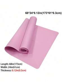 1 PC EVA Yoga Mat For Beginners, Fitness Mat, Dance Yoga Mat - Watermelon Pink - View 8