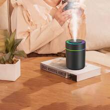 Mini Humidifier | 180mL Large Capacity USB Humidifier | 25-40mL/H High Mist Output | Quiet Operation Desktop Humidifier | Type-C Air Diffuser - multicolor - View 8