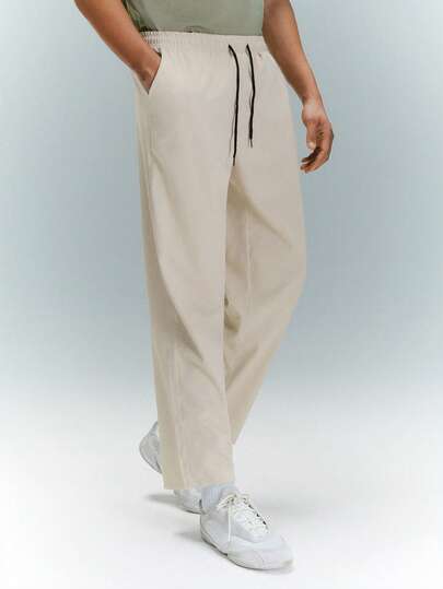 Driftmere 男士纯色直筒裤，纯色工作长款锥形休闲裤，适合丈夫、男朋友的礼物，适合秋季