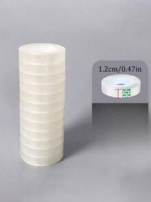 透明文具胶带，小号胶带，小花图案胶带。这是一款适用于办公室和学校的办公及学生文具胶带。 - 預設 - 查看 3