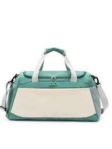 1 chiếc túi thể thao/túi đựng đồ khô và ướt riêng biệt, túi du lịch dung tích lớn, túi đeo chéo, túi hành lý đa năng, túi xách tay. - Nhiều màu - Xem 7