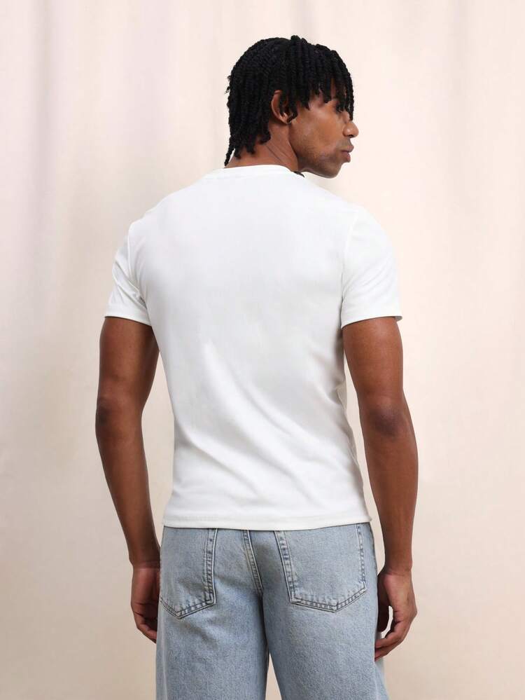 Men's Crew Neck Short Sleeve City Graphic T-Shirt Regular Fit Casual Summer Tee With Script Print