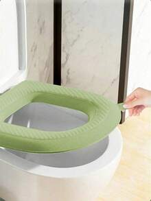 Universal Toilet Seat Cover - Bathroom Toilet Mat, Portable Home Seat Cover, Suitable For Most People - Multicolor - View 2