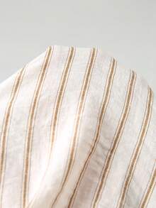 Franclia Women's Casual Elastic Waist Drawstring Striped Pants, Versatile Vacation Trousers For Spring/Summer - Multicolor - View 6