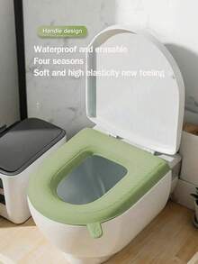 Universal Toilet Seat Cover - Bathroom Toilet Mat, Portable Home Seat Cover, Suitable For Most People - Multicolor - View 7