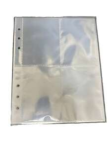 1个水波纹透明A5亚克力收纳相册，四格，三英寸卡片，彩色简约相册 - 多色 - 查看 9