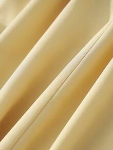 Franclia 优雅无袖黄色衬衫，时尚显瘦夏季女式上衣 - 黃色 - 查看 4