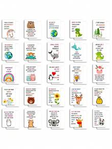 2 Packs Cute Inspirational Cards, Motivational Postcard, Inspirational Note Cards, Motivational Quote Cards, Prayer And Blessing Positive Energy Card - multicolor - View 5