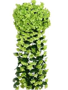2pcs Artificial Violet Wall Hanging Silk Flowers, Window And Balcony Decorations, 18-Head Hydrangea Decorative Flowers - Multicolor - View 5