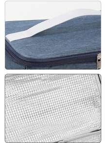 1 túi đựng cơm trưa cách nhiệt họa tiết gấu - Túi giữ lạnh mềm mại cho người lớn nam nữ, chống thấm nước và di động, thích hợp làm quà tặng văn phòng - Giữ cho thức ăn luôn tươi ngon, lý tưởng cho dịp Giáng sinh. - Màu xanh hải quân - Xem 5