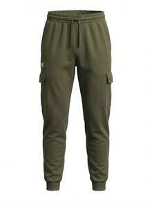 Under Armour Rival Men's Cargo Joggers Green - Marine OD Green /  / White - View 1