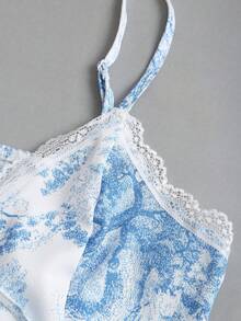SHEIN Sweetro 女士优雅甜美2000年代风格外出上衣，全白派对套装，荷叶边修身衬衫 - 白色 - 查看 3