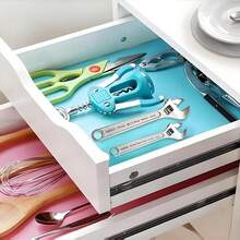 1 Roll Of Multi-Color Circular Flat Point Transparent Cabinet Liner, Made Of EVA Material, Oil And Moisture Resistant, Can Be Cut Into Desired Sizes, Suitable For Shelves, Drawers, Cabinets, Refrigerator Shelves, And Table Mats. - View 2