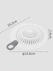 Kitchen Sink Strainer, Washbasin Hair Clogging Filter Cover, Bathroom Drain Strainer - White - View 6
