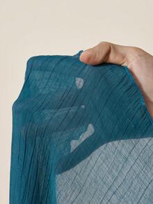 Zivah 2026 女士优雅度假休闲沙滩薄纱长款卡夫坦长袍 - 藍色 - 查看 10