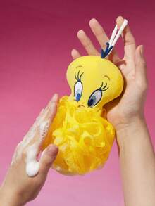 LOONEY TUNES X SHEIN Cute  Bath Brushes, Bath Sponges, And Ultra-Soft Foaming Nets With Fun, Oversized Designs For Bathing, Complete With A Hanging Rope. - Multicolor - View 4
