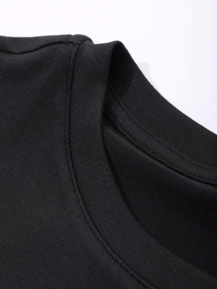 Tall Women's Fitted Round Neck Short Sleeve Casual Pullover T-Shirt Summer