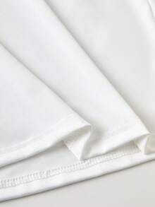 3件套少女休闲度假风亚麻印花衬衫、吊带背心和裤子套装 - 藍色 - 查看 5