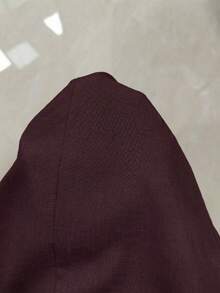Franclia Áo blazer vải lanh tay lỡ 3/4 có dây thắt eo, thiết kế cài nút, phù hợp cho công sở, các dịp trang trọng, trang phục dạ hội thanh lịch, trang phục công sở, tay lỡ 7/8, mùa xuân, hè, thu. - Màu tím - Xem 7