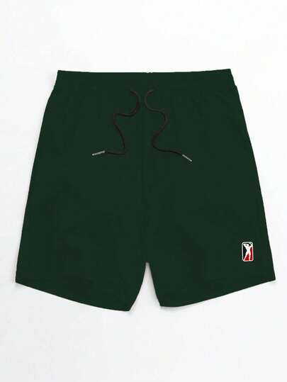 Manfinity Sport Corelite 男士印花抽绳腰带运动短裤