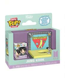 Funko Bitty Pop Stages BTS Jung Kook Dynamite Edition 迷你乙烯基人偶带展示台收藏桌面装饰礼品 - 彩色 - 查看 9