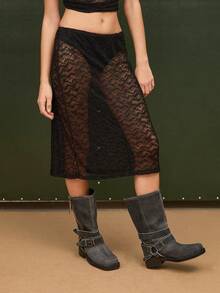 COUREZ Women Skirts - Black - View 6