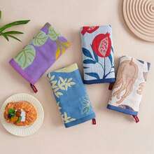 2-3条/套加厚柔软吸水毛巾，提花织造四层纱布毛巾，适合居家、旅行、返校、美容院、家庭浴室、淋浴、酒店、运动、家居必备、毛巾、护肤 - 彩色 - 查看 9