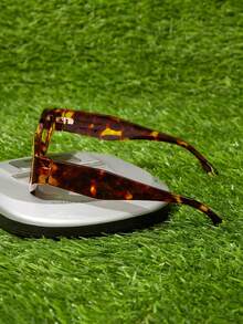 1pc/2pcs Plastic Geometric Cat Eye Frame Bohemian Style Summer Beach Holiday Travel UV Protection Women Sunglasses - Hawksbill - View 4