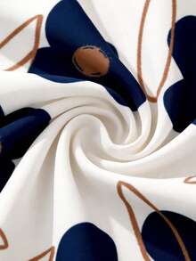 Sylviya Đầm ngắn cổ chữ V tối giản, phong cách thường ngày dành cho nữ, thích hợp cho mùa xuân/hè. - Nhiều màu - Xem 3