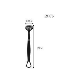2PCS Tongue Cleaner, Three-In-One Tongue Scraper, Tongue Brush, Tongue Scraping Board, Tongue Cleaning And Breath Freshening Device. - Multicolor - View 4