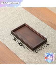A Bamboo Tray, Serving Tray, Tea Tray - Brown - View 15