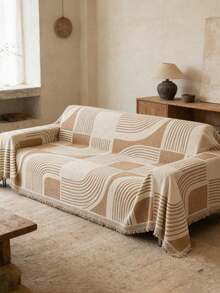 Vỏ bọc ghế sofa bằng vải chenille, phủ toàn bộ, dày dặn, đơn giản, phù hợp cho mọi mùa, vỏ bọc đệm sofa. - Màu sắc - Xem 5