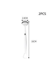 2PCS Tongue Cleaner, Three-In-One Tongue Scraper, Tongue Brush, Tongue Scraping Board, Tongue Cleaning And Breath Freshening Device. - Multicolor - View 11