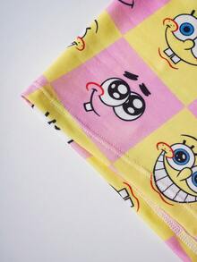 SpongeBob SquarePants | SHEIN 男士字母腰带休闲平角内裤 - 黃色 - 查看 4