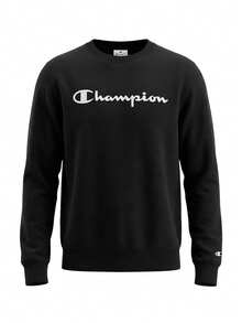 Champion Women's Lightweight Crewneck Sweatshirt Black - Black - View 1