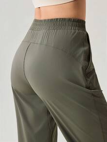 OutZeal 女士运动裤 慢跑裤 日常休闲速干抗皱运动裤 - 軍綠色 - 查看 9