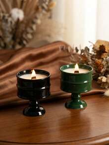 Cirelle Natural Soy Wax Candle In Ceramic Cup - Aromatherapy Home Fragrance For Relaxation, Creative Gift Idea - multicolor - View 1