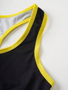 BATMAN X SHEIN Women's Cartoon Print Camisole And Briefs Set - Black - View 6