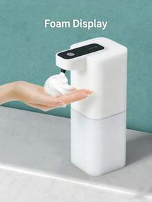 1PC Automatic Foam Soap Dispenser, Touchless Sensor Wall-Mountable Soap Dispenser With Type-C Charging For Kitchen & Bathroom - multicolor - View 5