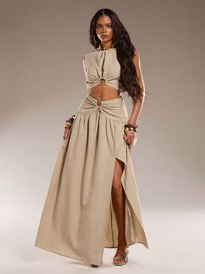 Normani Trang phục dự tiệc mùa xuân hè cho nữ, trang phục đi chơi, trang phục thường ngày thập niên 2000, Y2K, thập niên 90, trang phục câu lạc bộ, trang phục vintage, trang phục lễ hội, trang phục đường phố, lễ Phục sinh, ngày Thánh Patrick, trang phục dự tiệc, trang phục đi biển, trang phục cưới, trang phục tốt nghiệp, trang phục thanh lịch, trang phục đi nghỉ mát, trang phục thường ngày, trang phục trang trọng, trang phục dự tiệc, trang phục sang trọng, trang phục đồng quê, trang phục màu nâu nhạt với khóa kim loại, trang trí, trang phục ngày lễ, bộ đồ hai mảnh bằng cotton và lanh dành cho nữ.