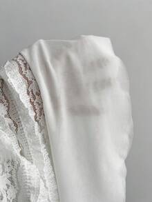 Elamini Đầm ren ngắn ôm sát gợi cảm dành cho nữ - trắng - Xem 6