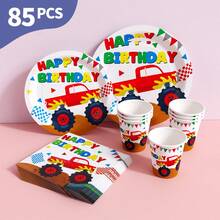 Bộ đồ dùng dùng một lần hình xe đạp leo núi gồm đĩa, khăn ăn và cốc, phục vụ 20 người. Bộ đồ dùng tiệc dùng một lần này (bao gồm đĩa, khăn ăn và cốc) rất phù hợp cho các bữa tiệc sinh nhật, đám cưới và dã ngoại gia đình. - Xem 1