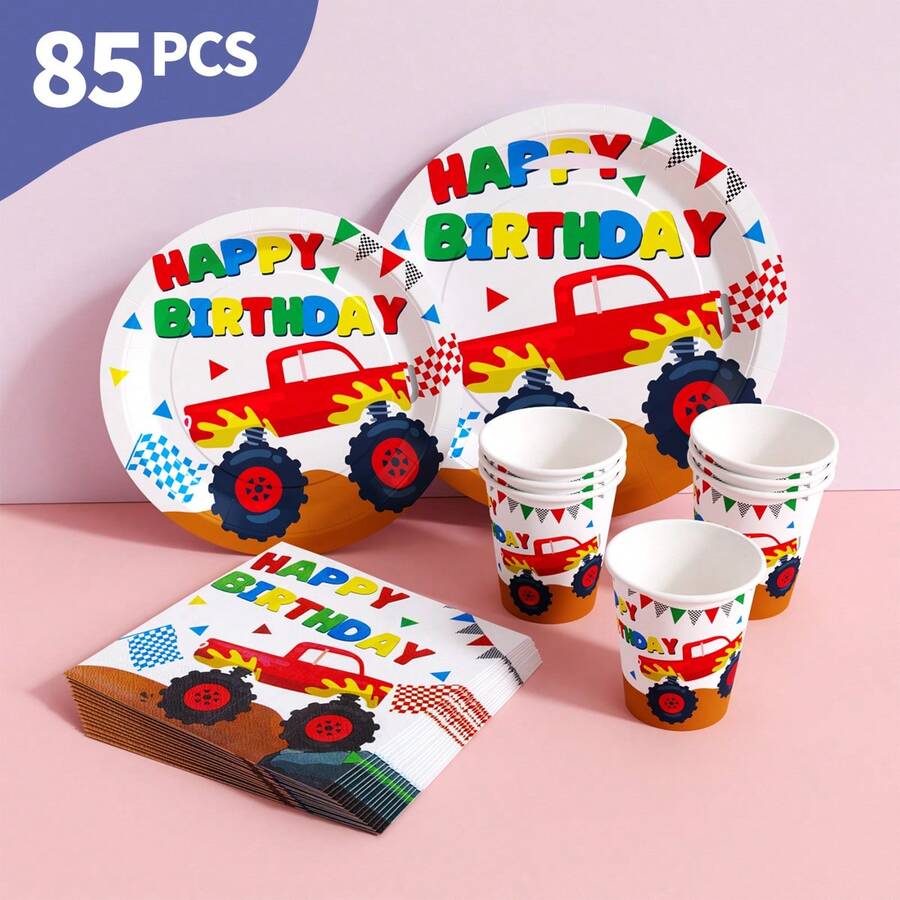 Bộ đồ dùng dùng một lần hình xe đạp leo núi gồm đĩa, khăn ăn và cốc, phục vụ 20 người. Bộ đồ dùng tiệc dùng một lần này (bao gồm đĩa, khăn ăn và cốc) rất phù hợp cho các bữa tiệc sinh nhật, đám cưới và dã ngoại gia đình. - Xem 1