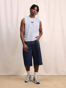 SUMWON Men Tank Tops - Grey - View 3