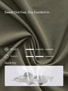 OutZeal 女士运动裤 慢跑裤 日常休闲速干抗皱运动裤 - 軍綠色 - 查看 5