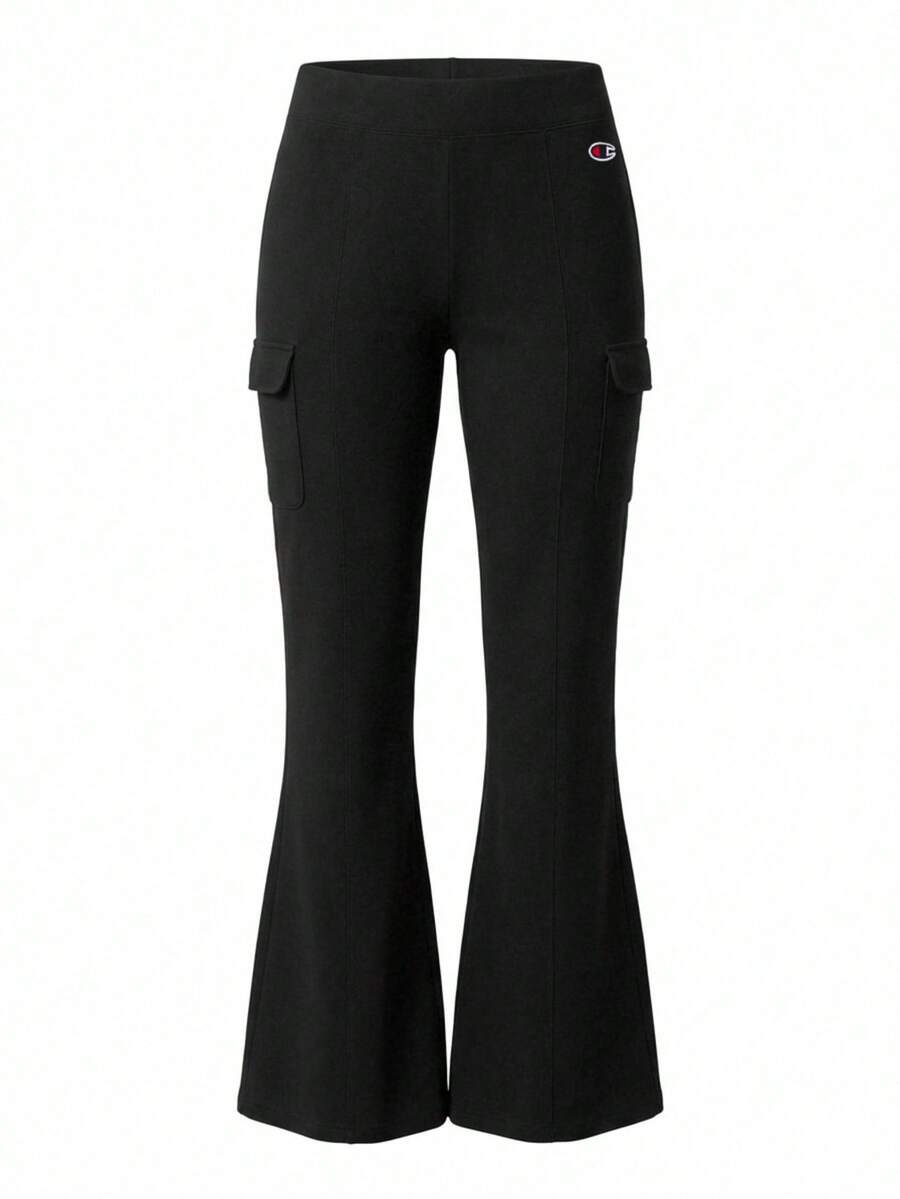 Champion Icons Women's Flare Cargo Leggings Black - Black - View 1